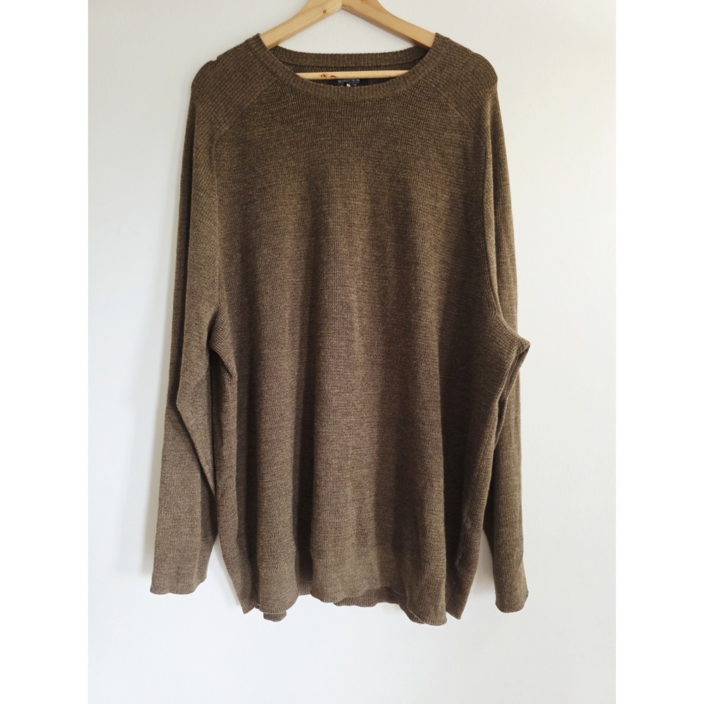 Nordstrom Men's Sweater Crew Neck Brown Size 3XB Pullover
